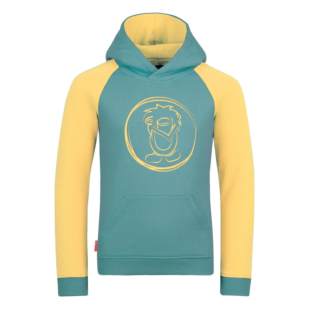 Trollkids Girls Stavanger Sweater 116 Glacier Green/Lemonade, 116 Glacier Green/Lemonade