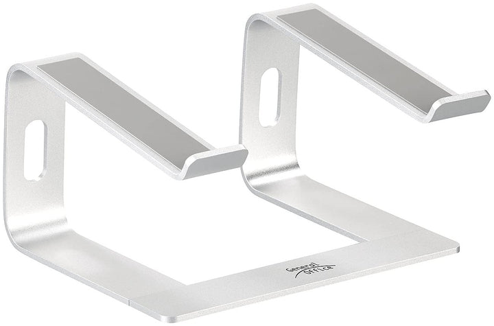 General Office Laptop Stand: Mobiler Alu-Notebook-Ständer für Geräte bis 40 cm (15,8"), Silber (Note