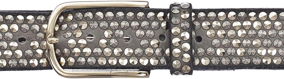 B.Belt Nietengürtel Zoe Gold W75 Taupe