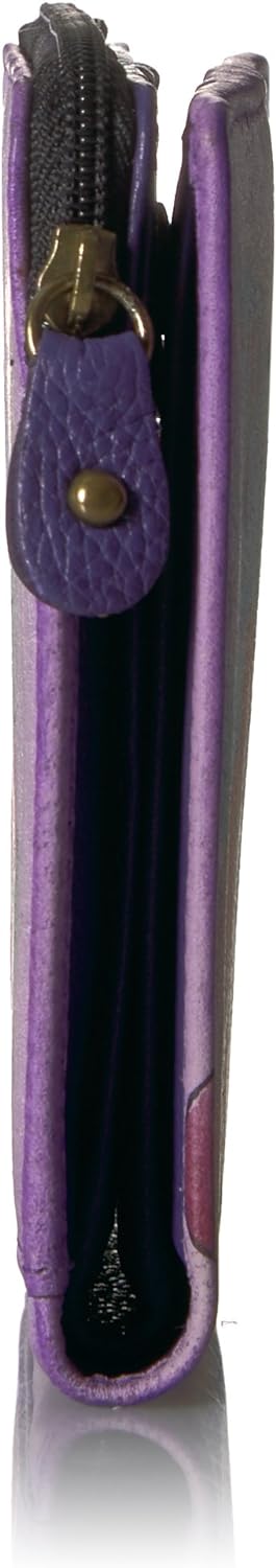Anna by Anuschka Clutch Geldbörse aus echtem Leder Sweet Dreams, Sweet Dreams