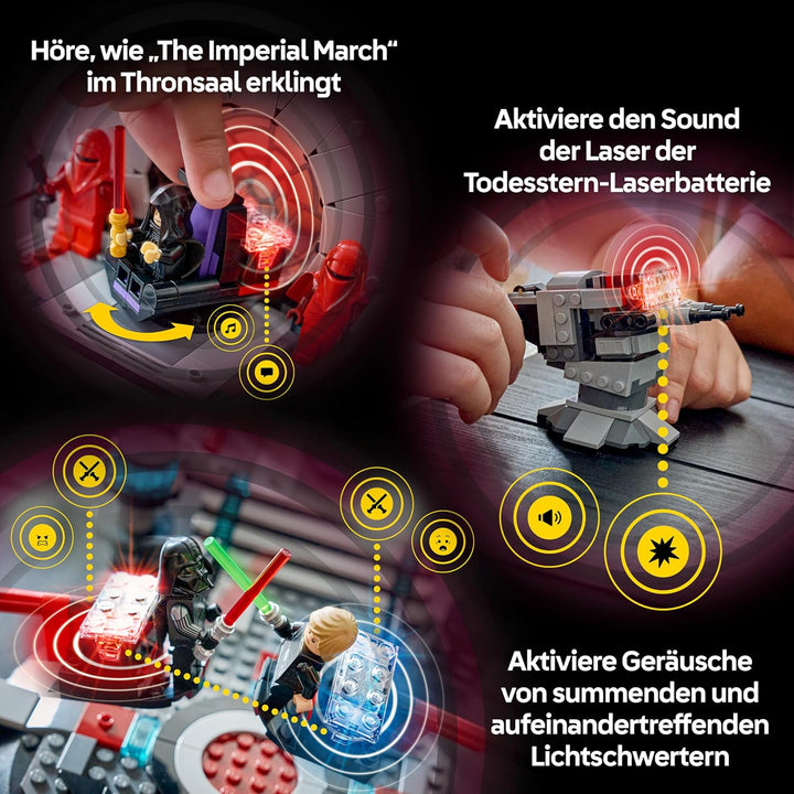 LEGO Star Wars 75427 SMART Play: A-Wing und das Duell im Thronsaal - Interaktives All-in-1 Spielset