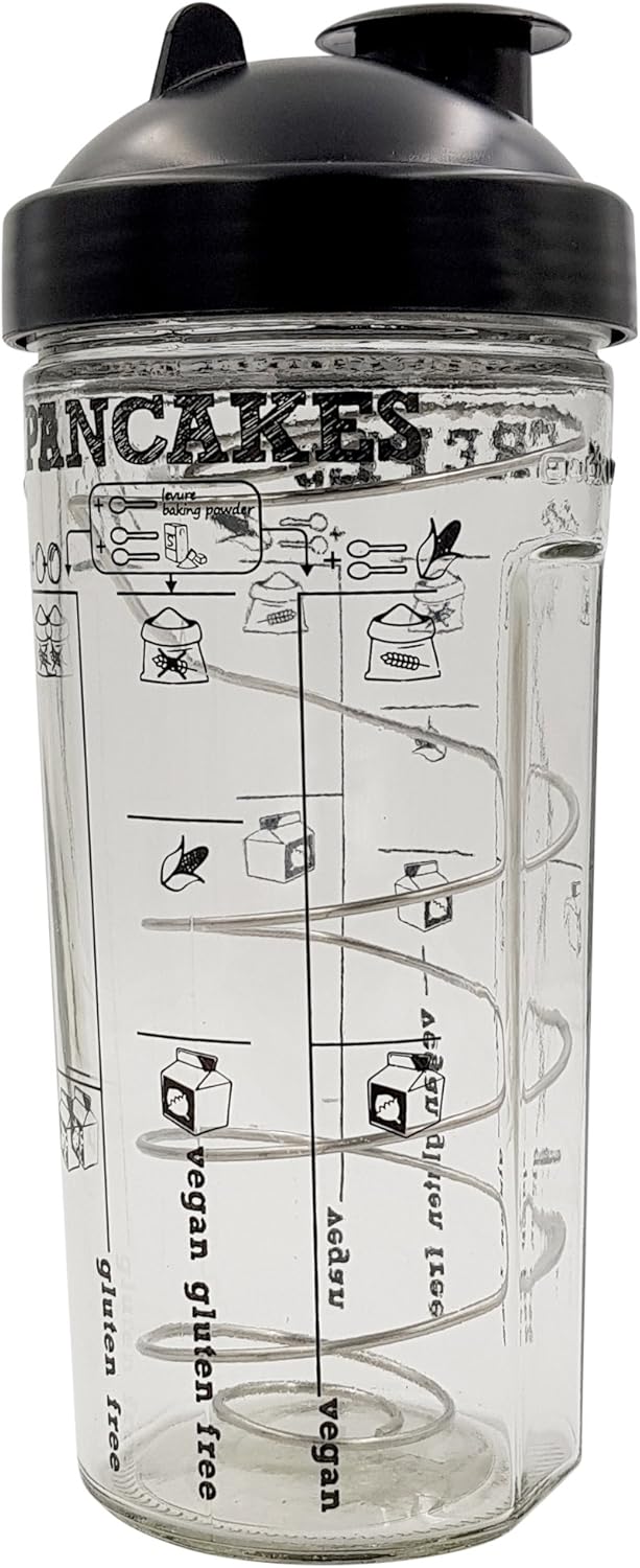 Cookut Shaker Miam – Erstellen Sie perfekte Crêpes oder Pancakes in weniger als 2 Minuten – Geschenk