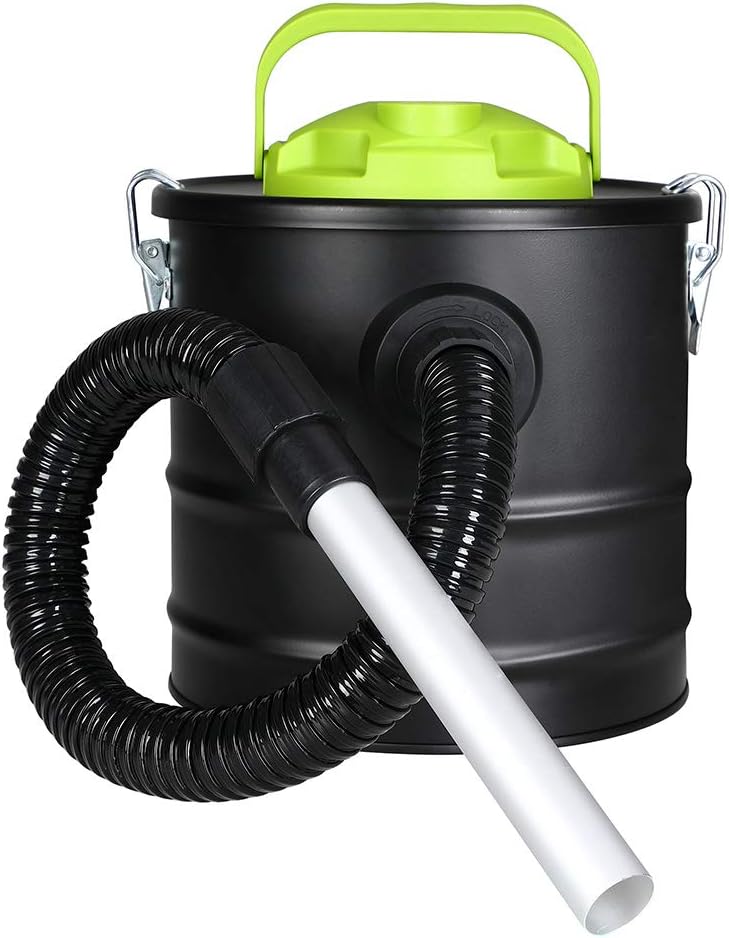 BAKAJI Professioneller Aschesauger mit Blasfunktion, Innenfilter Hepa und flexiblem Saugrohr, 10 l,