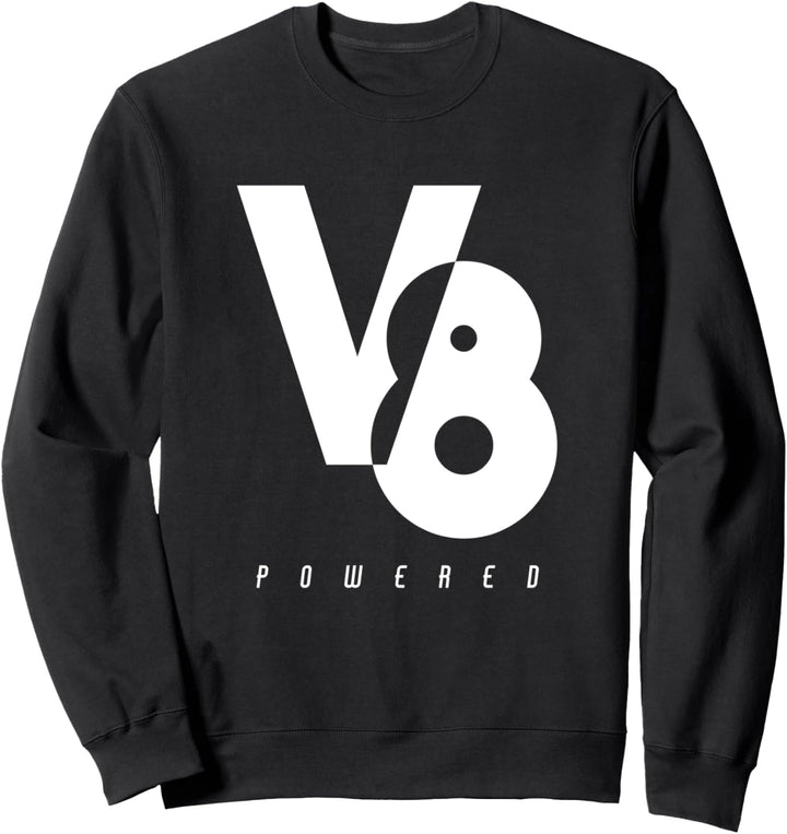 V8 Powered V Motor Muscle Car Pickup SUV Fan Sweatshirt