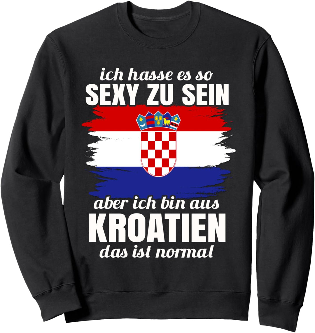 Kroatien Jugoslavija Betrugo Kroatisch Jugo Nation Trikot Sweatshirt