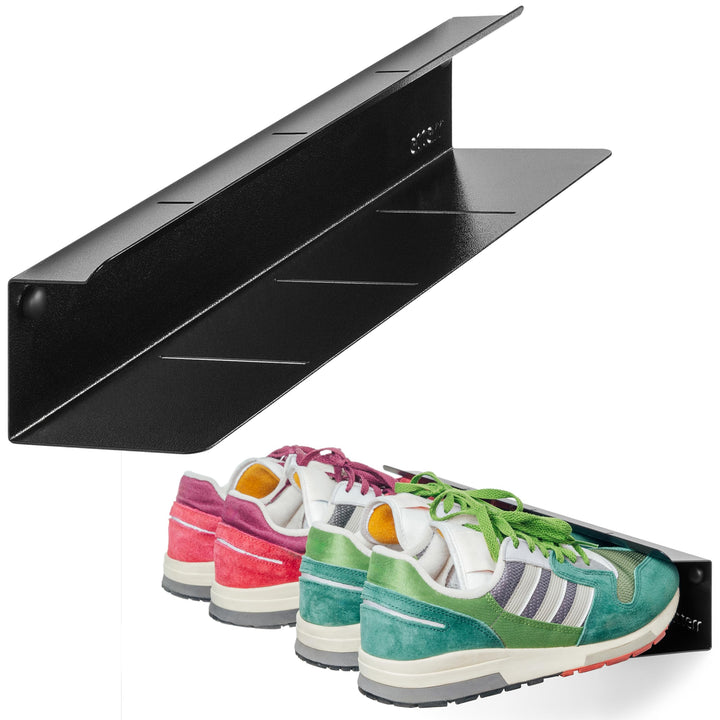 Schuhregal Eingang, Schmaler Wand-Schuhorganizer für Innen und Aussen, Schrank/Garderobe, Schuhablag