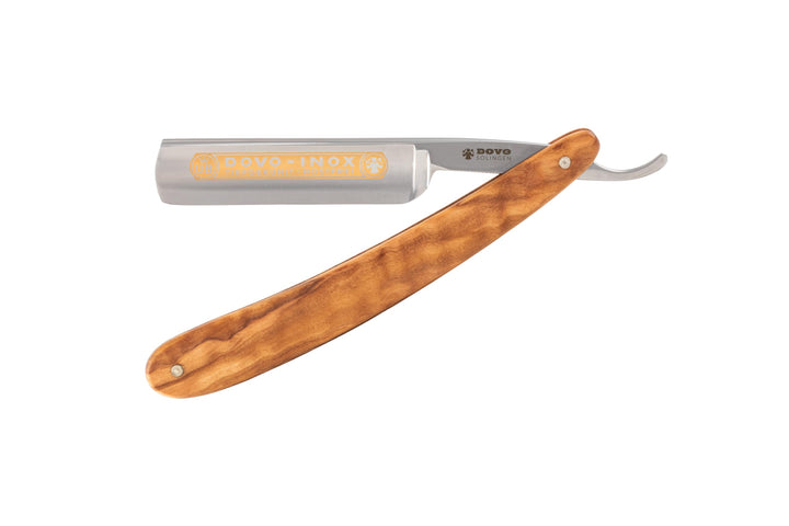 DOVO Rasiermesser Inox - Edelstahl Rasiermesser - 5/8 Zoll - Rundkopf - ganzer Hohlschliff - DOVO So