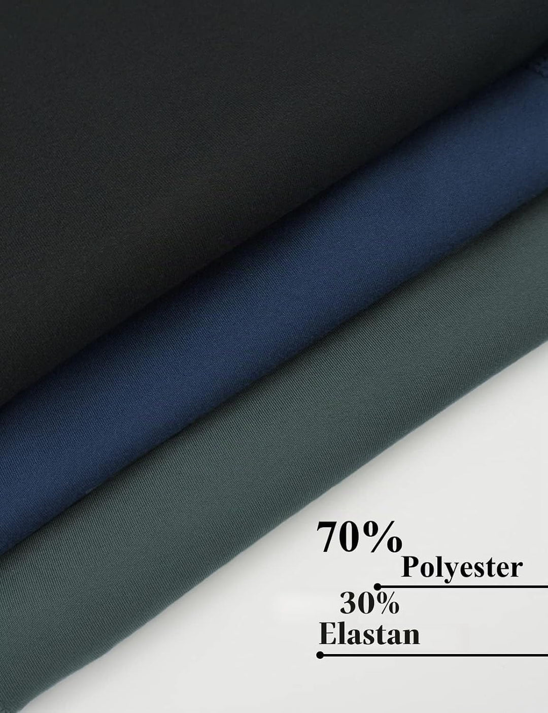 MOVE BEYOND Butterweiche Damen Straight Leg Yoga Hose mit 4 Taschen Bauchfrei Workout Arbeitshose S