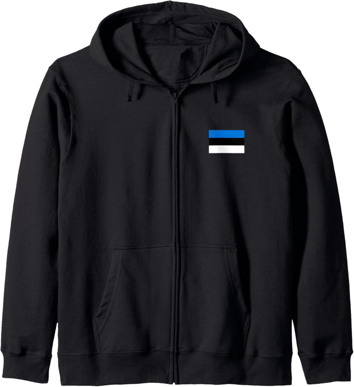 Estland Flagge Eesti Estnische Flaggen Geschenk Herren Damen Kapuzenjacke