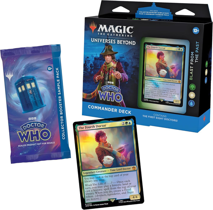 Magic: The Gathering Doctor Who Commander-Deck– Lehren der Vergangenheit (Deck mit 100Karten, Sammle