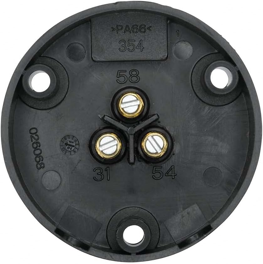 HELLA - Steckdose - 24V - 3-polig - Stecker: Schraubkontakt - schwarz - 8JB 001 933-031 (Packung mit