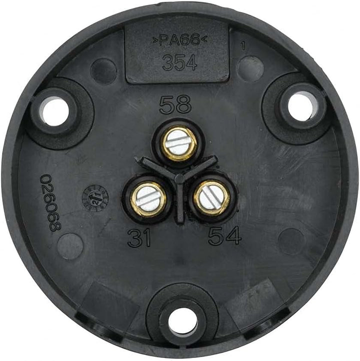 HELLA - Steckdose - 24V - 3-polig - Stecker: Schraubkontakt - schwarz - 8JB 001 933-031 (Packung mit