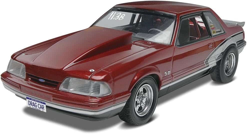 Revell Monogramm Massstab 1: 25 "1990 Mustang LX 5.0 Drag Race Auto (Mehrfarbig)