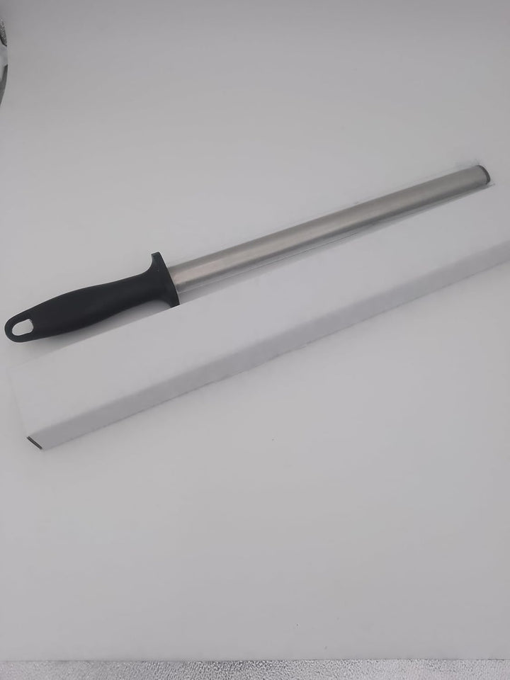 RGBS 12 inch Diamant Wetzstahl Messerschärfer Stab 600 Körnung, Professional Extra Fine Oval Messers