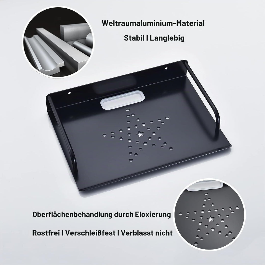 Router Regal, Kleiner Projektor Wandregal, TV Box Halterung, Multimedia Ablage, Wand Montiert Regal