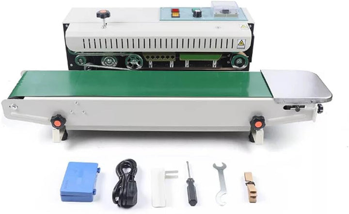 220V Durchlaufsiegelgerät 500W Industrielle Automatische Versiegelungsmaschine Horizontal Kontinuier