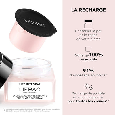 LIERAC Lift Integral La Crème Jour Raffermissante Refill, 50 ml Crema 50.00 ml (1er Pack), Crema 50.