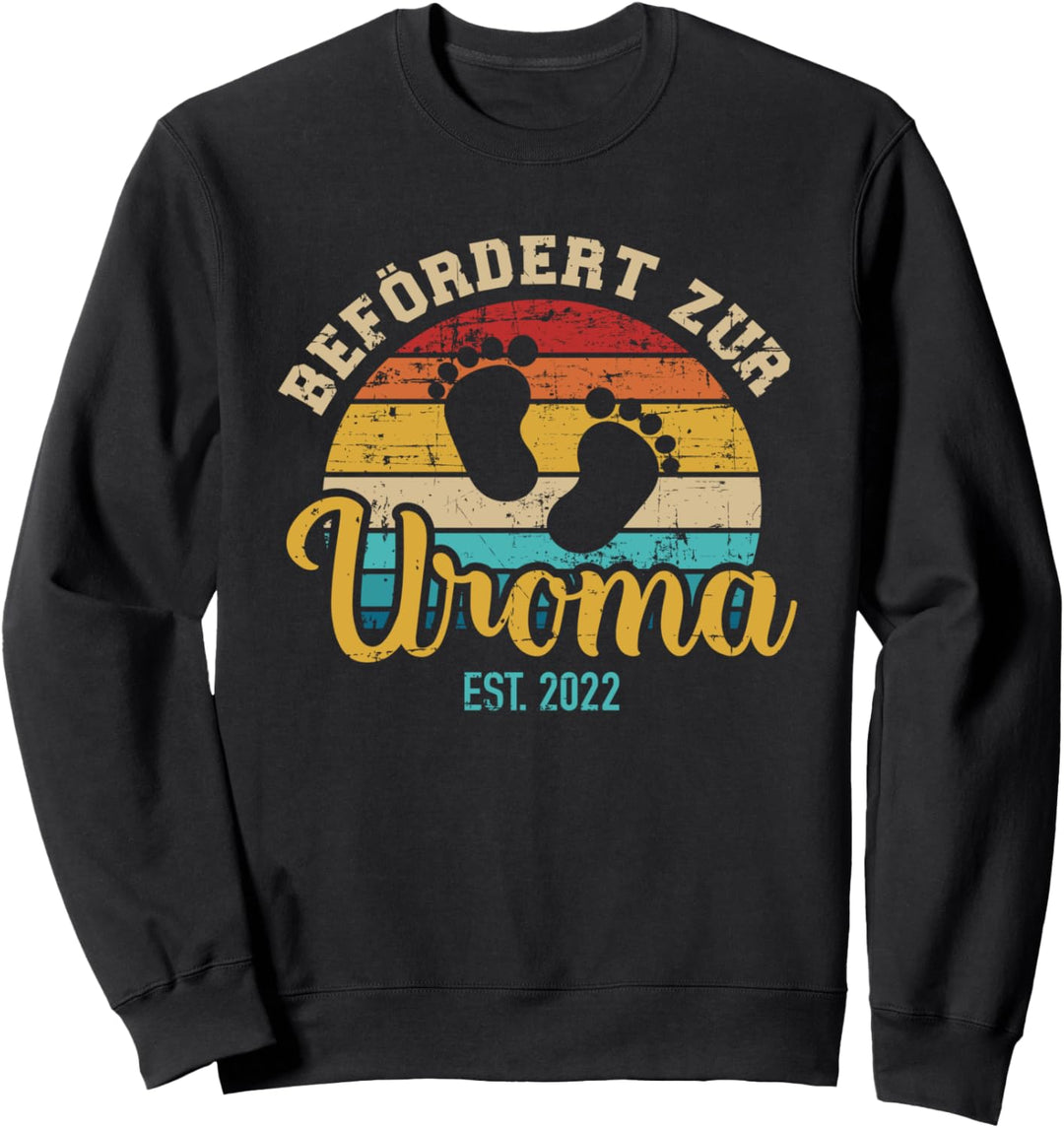 Befördert zur Uroma 2022 Schwangerschaft verkünden Sweatshirt