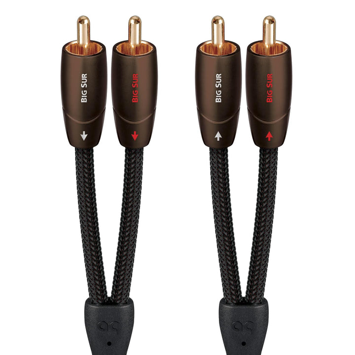 AudioQuest 0,6m Big Sur RCA Audiokabel 0,6 m 2 x RCA Schwarz - Audiokabel (2 x RCA, 2 x RCA, Kupfer,
