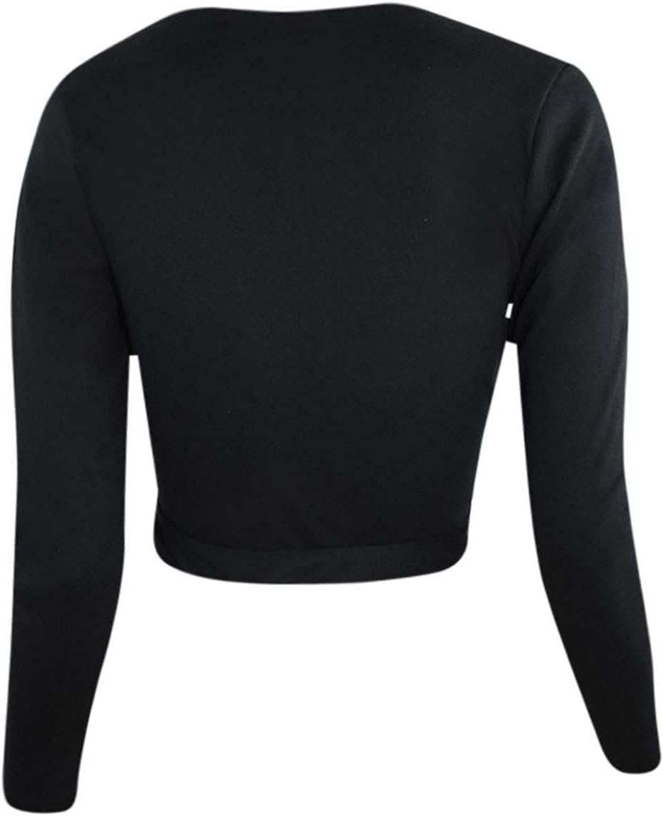 Intermezzo Mädchen Ballett Wickeljacke 6544 Jecru Ml - Made in Spain 6 Schwarz, 6 Schwarz