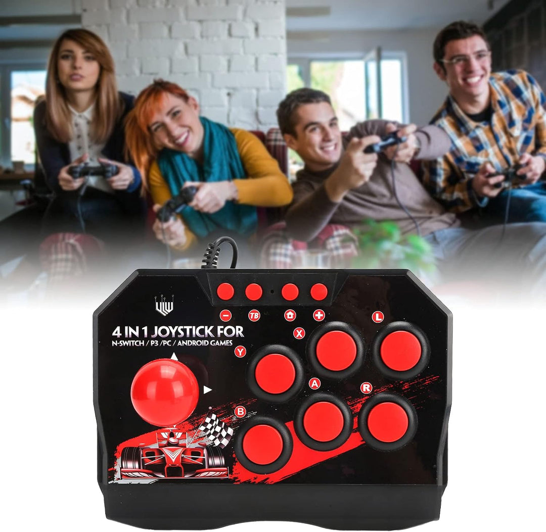 Universal Nostalgia Arcade Fight Stick, Arcade Fight Stick, Kabelgebundener Arcade-Joystick, Arcade-