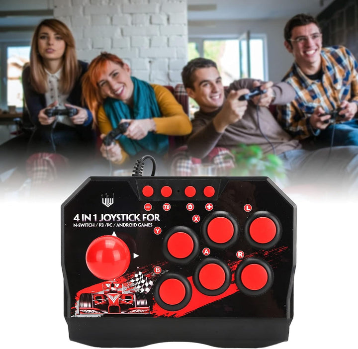 Arcade Fight Stick, Wired Arcade Joystick Universelles tragbares Arcade Fight Stick Computerspiel-Co