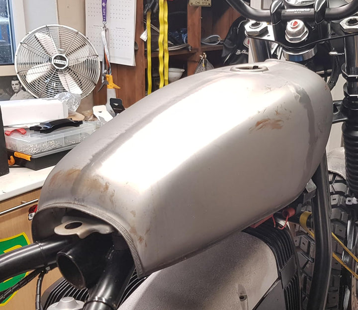 Motorrad Kraftstofftank Für Retro Projekt Scrambler Brat Motorrad Cafe Racer Platte Racer