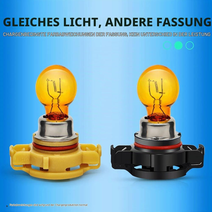 SOFOC PSY24W Birne 12V Blinker Vorne Amber Gelb Nebelscheinwerfer Ersatz Halogenbirne 24W 2Stk Gelb