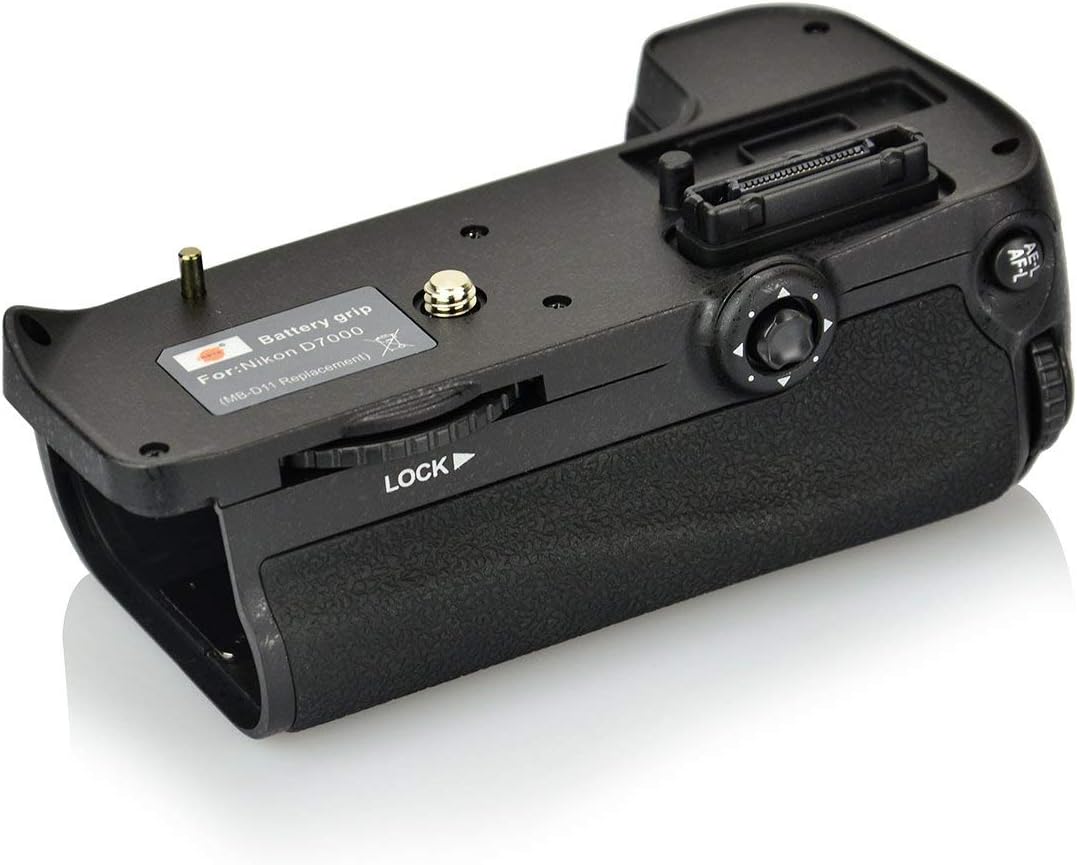 DSTE MB-D11 Batteriegriff + 2X EN-EL15 Batterie + USB Ladegerät Kompatibel für Nikon D7000