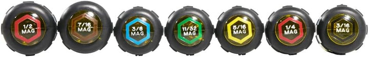 Klein Tools Inc 647 M Magnetischer Spitze Nussschraubendreher-Set, 7 Stück