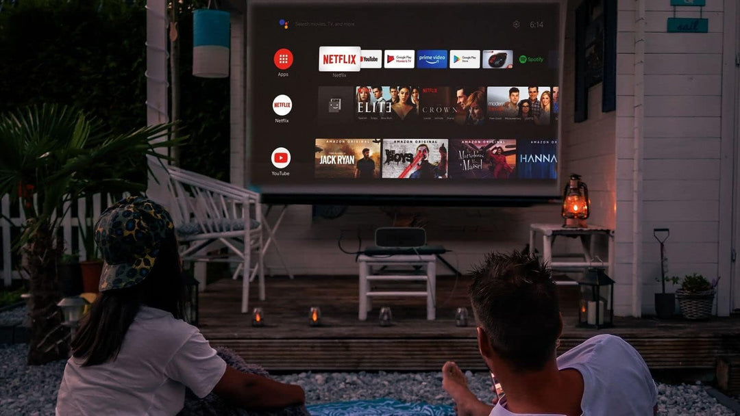 Philips NeoPix Ultra 2TV+, True Full HD 1080p Projector with Android TV, Chromecast Built-in, HDMI &