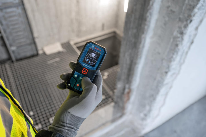 Bosch Professional Laser-Entfernungsmesser GLM 40-31 (IP 65, stossdämpfendes Gehäuse, 7 Messmodi, au
