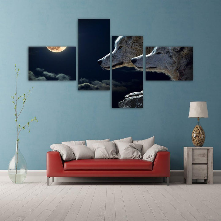 Feeby. Wandbilder - 4 Teile - Gedrucktes Bild, Foto, Kunstdrucke, Deko Panel, 4-Teilig Typ Z, 130x70