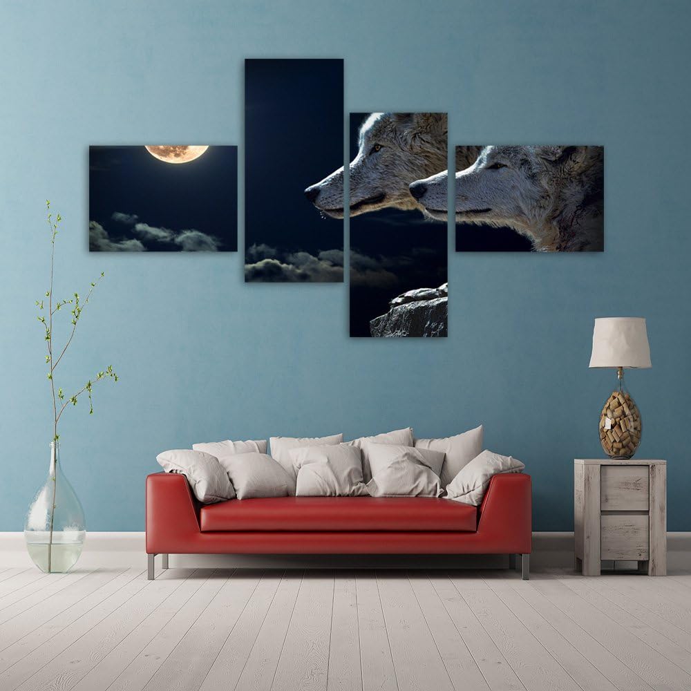 Feeby. Wandbilder - 4 Teile - Gedrucktes Bild, Foto, Kunstdrucke, Deko Panel, 4-Teilig Typ Z, 160x80