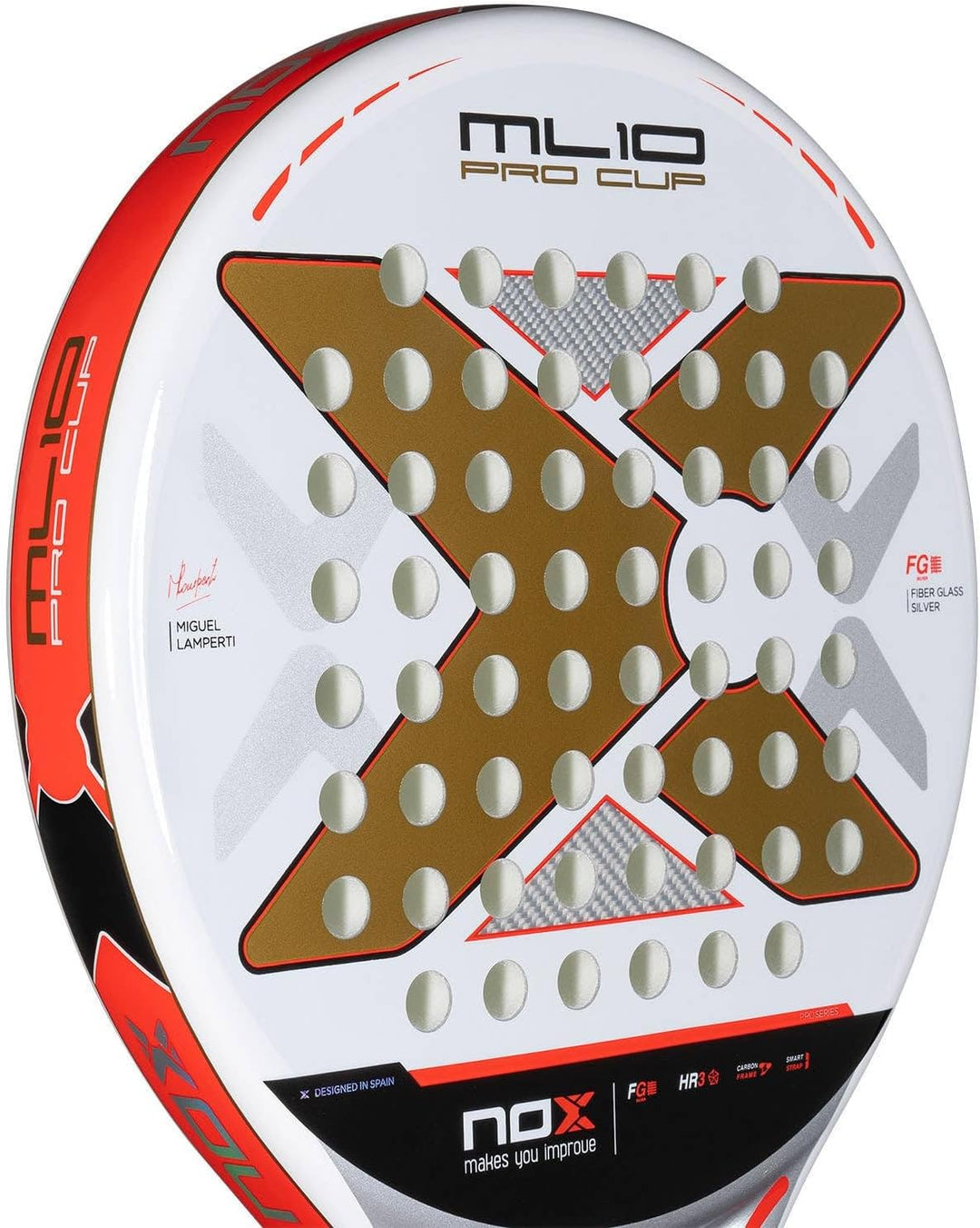 Nox Ml10 Pro Cup Coorp by Miguel Lamperti 2025 Padelschläger 360-375 g