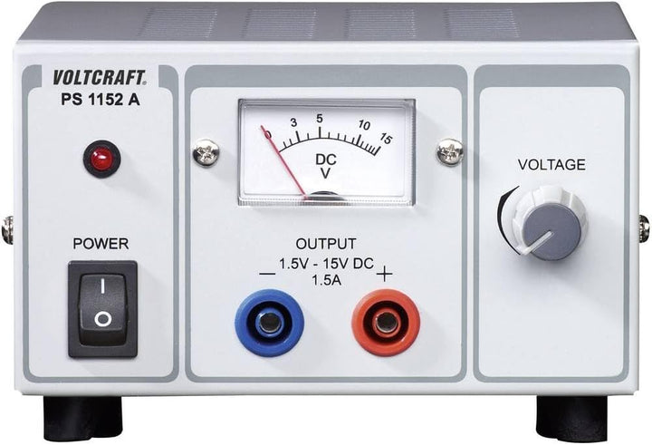 Voltcraft Labornetzgerät, einstellbar PS-1152 A 1.5-15 V/DC 1.5-1 A 22.5 W Anzahl Ausgänge 1 x
