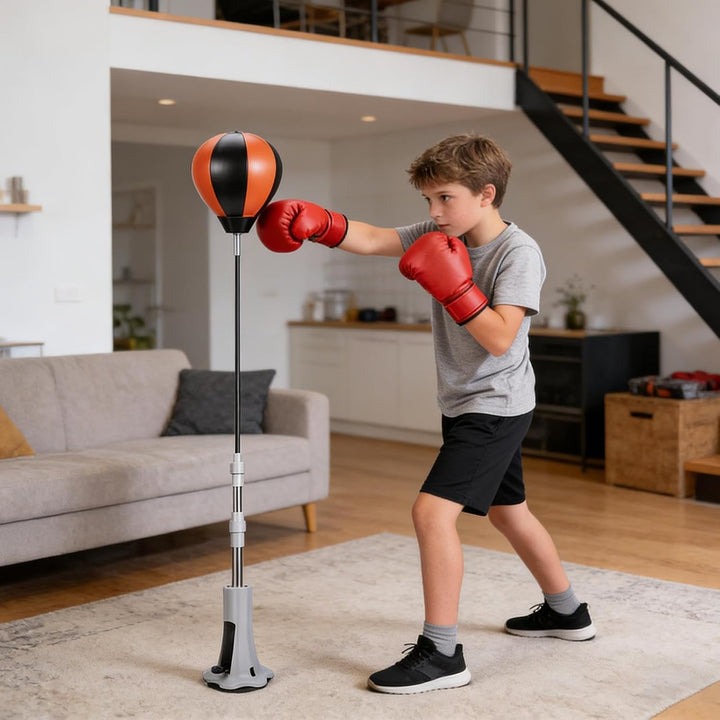 Geschwindigkeitsboxsäcke für Boxen - Saugnapf-Schlagtrainingsgerät - Standboxsack für Zuhause,für Ju