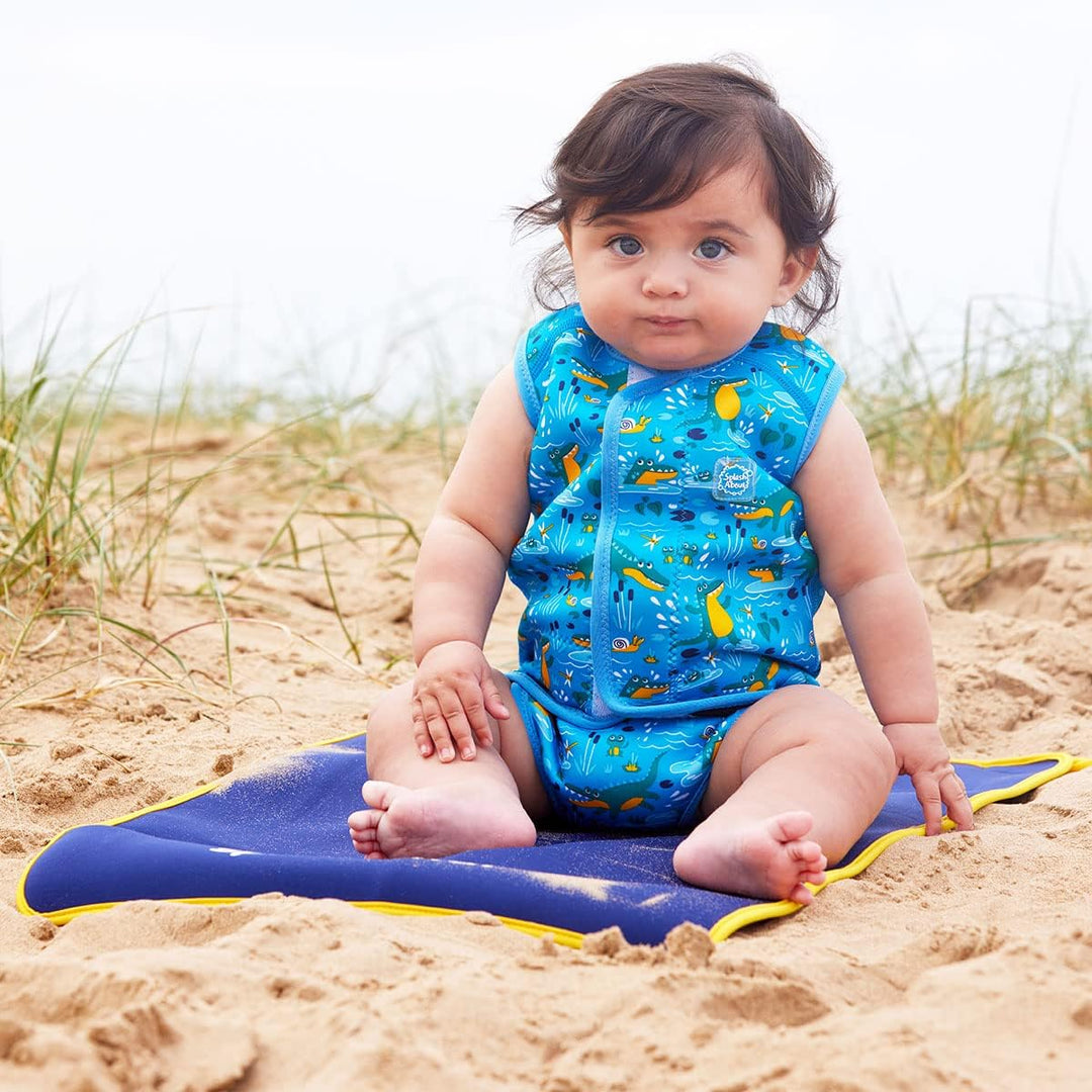 Splash About Baby Wrap Neoprenanzug 6-18 monate Crocodile Swamp, 6-18 monate Crocodile Swamp