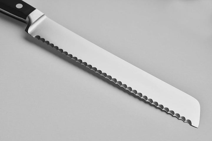 HEISO - Brotmesser - PREMIUM SERIE - rostfreie 21cm Klinge - Brot Messer "Made in Solingen" - Brotme