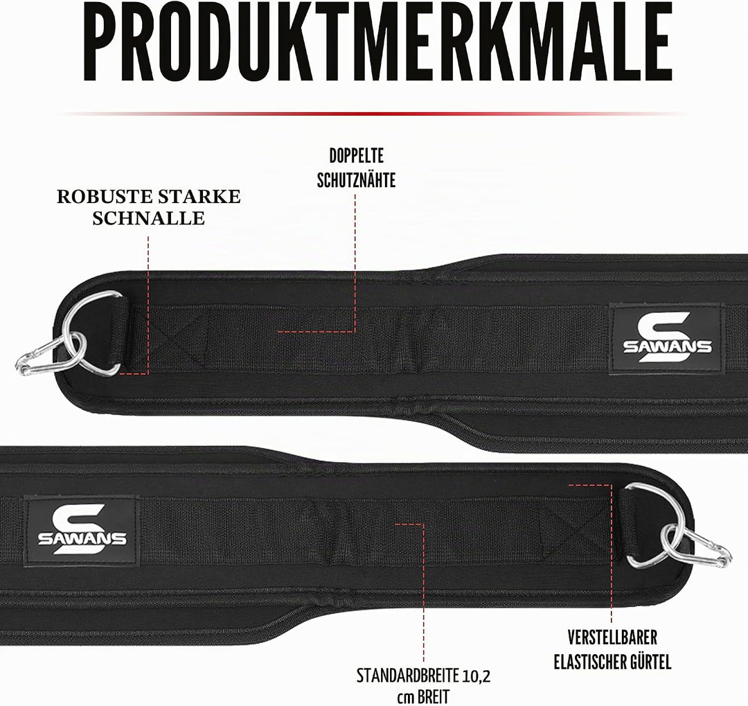 Dip-Gürtel mit 91,4 cm Heavy Duty Bodybuilding Gewichtheben Dip Stahlkette für Klimmzüge Übung Fitne