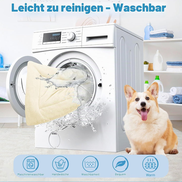 Baodan Hundebett Mittelgrosse Kleine Hunde, Hundekissen Waschbar für kleine mittelgrosse Hunde, Dog