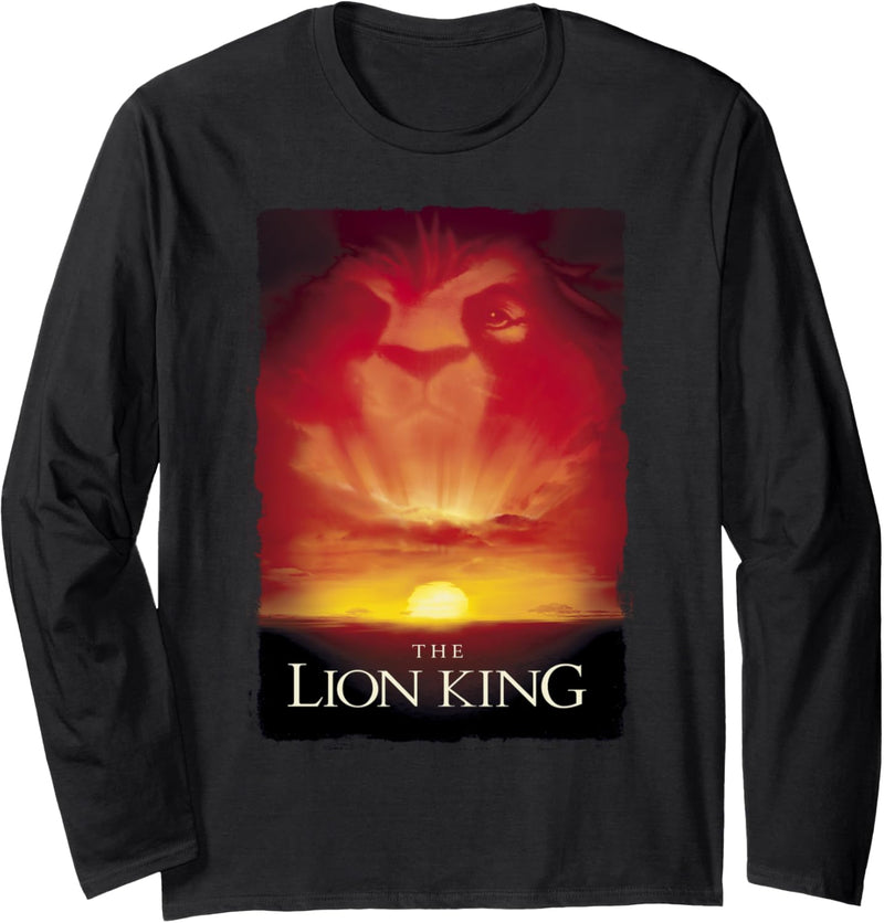 Disney The Lion King Title Logo Poster Langarmshirt