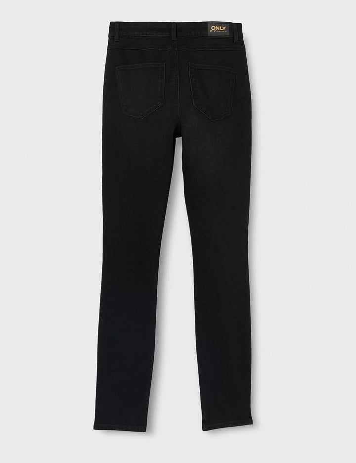 ONLY Damen Onldruna Hw Skinny DNM Pimbox Jeans 26W / 30L Schwarz, 26W / 30L Schwarz
