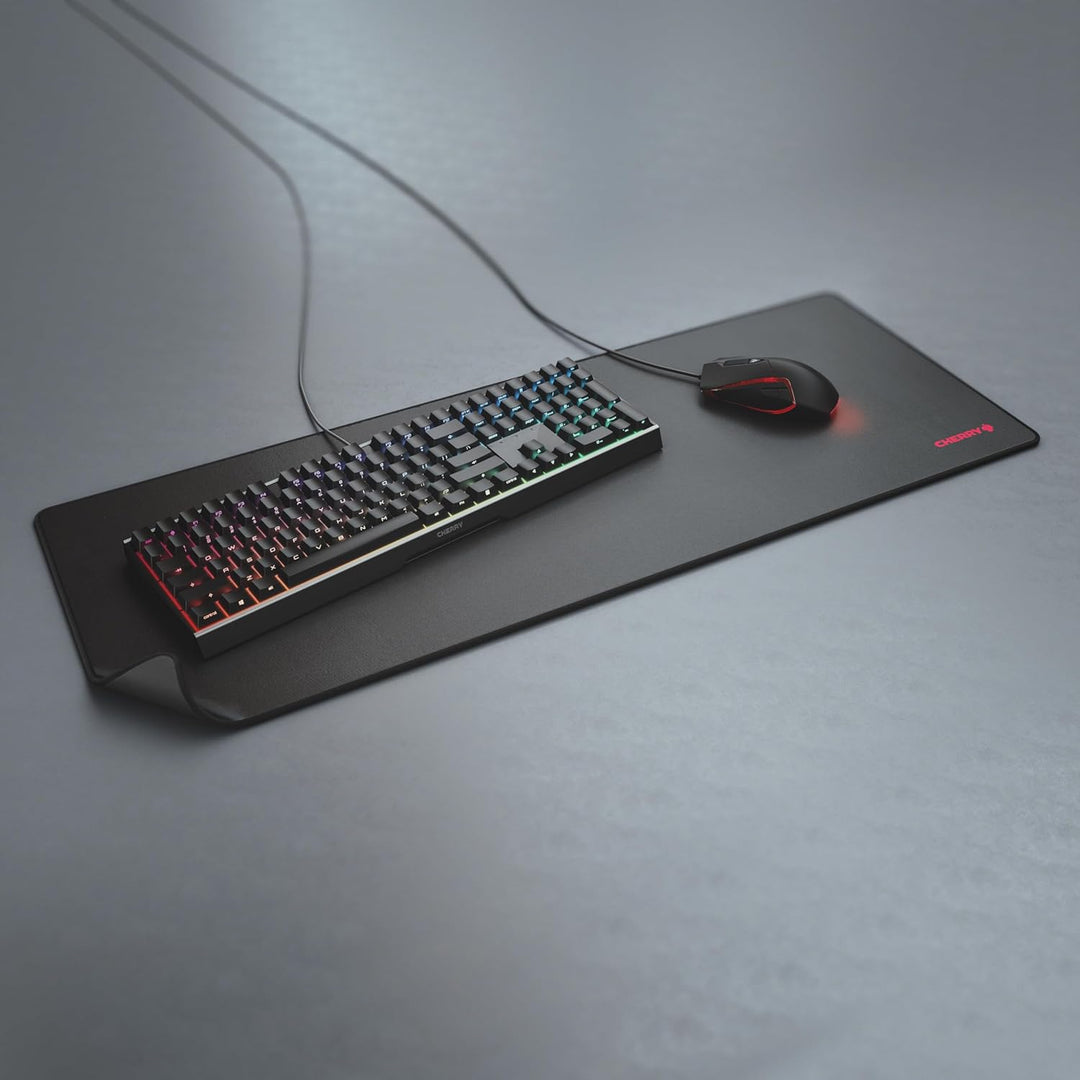 CHERRY MP 2000, Premium Mousepad XXL, 80 cm x 35 cm, vernähte Kanten, geeignet für alle Maussensoren