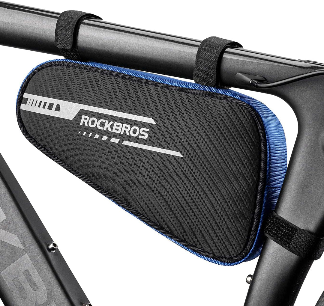 ROCKBROS Rahmentasche Dreieckstasche 1,2L Fahrradtasche für MTB, Rennräder Wasserabweisende Werkzeug