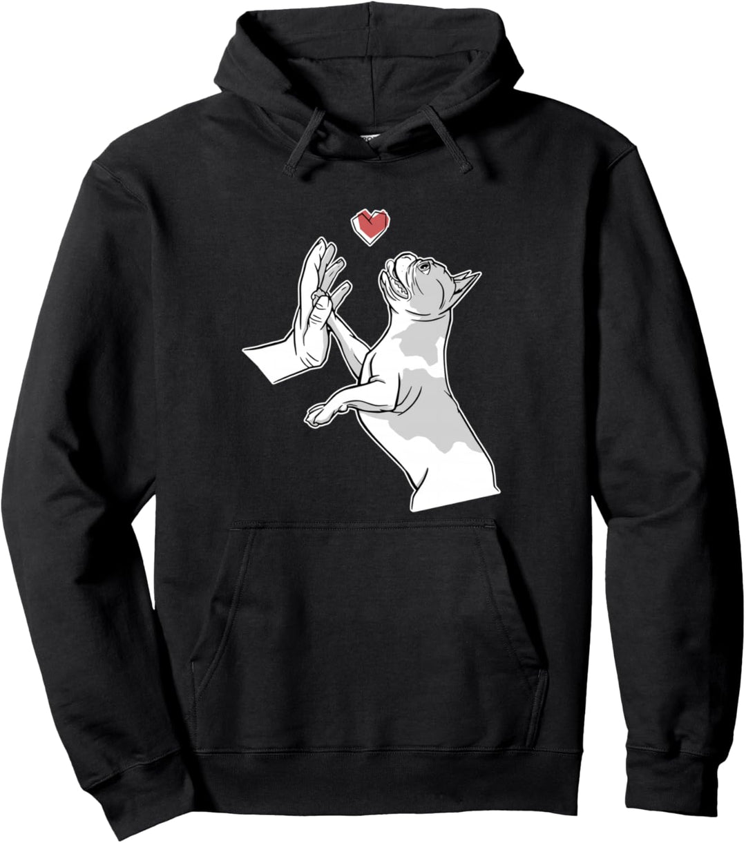 FRANZÖSISCHE BULLDOGGE BESITZER HIGH FIVE Meme Pullover Hoodie