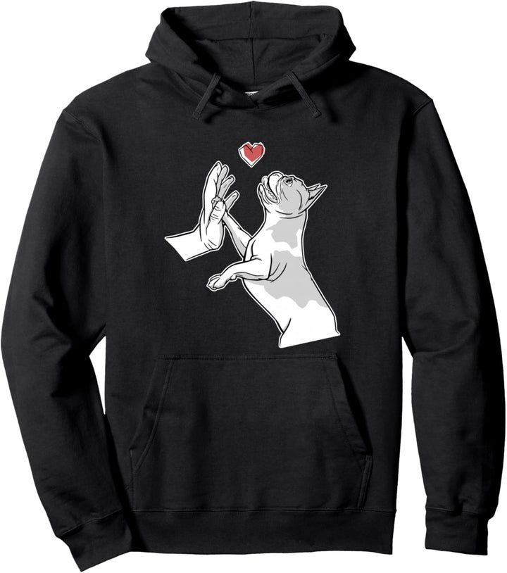 FRANZÖSISCHE BULLDOGGE BESITZER HIGH FIVE Meme Pullover Hoodie