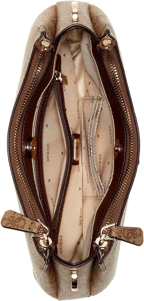 GUESS Umhängetasche Noelle II Mini Shoulder xbody milch logo brown BS26GU15 BG967273, S