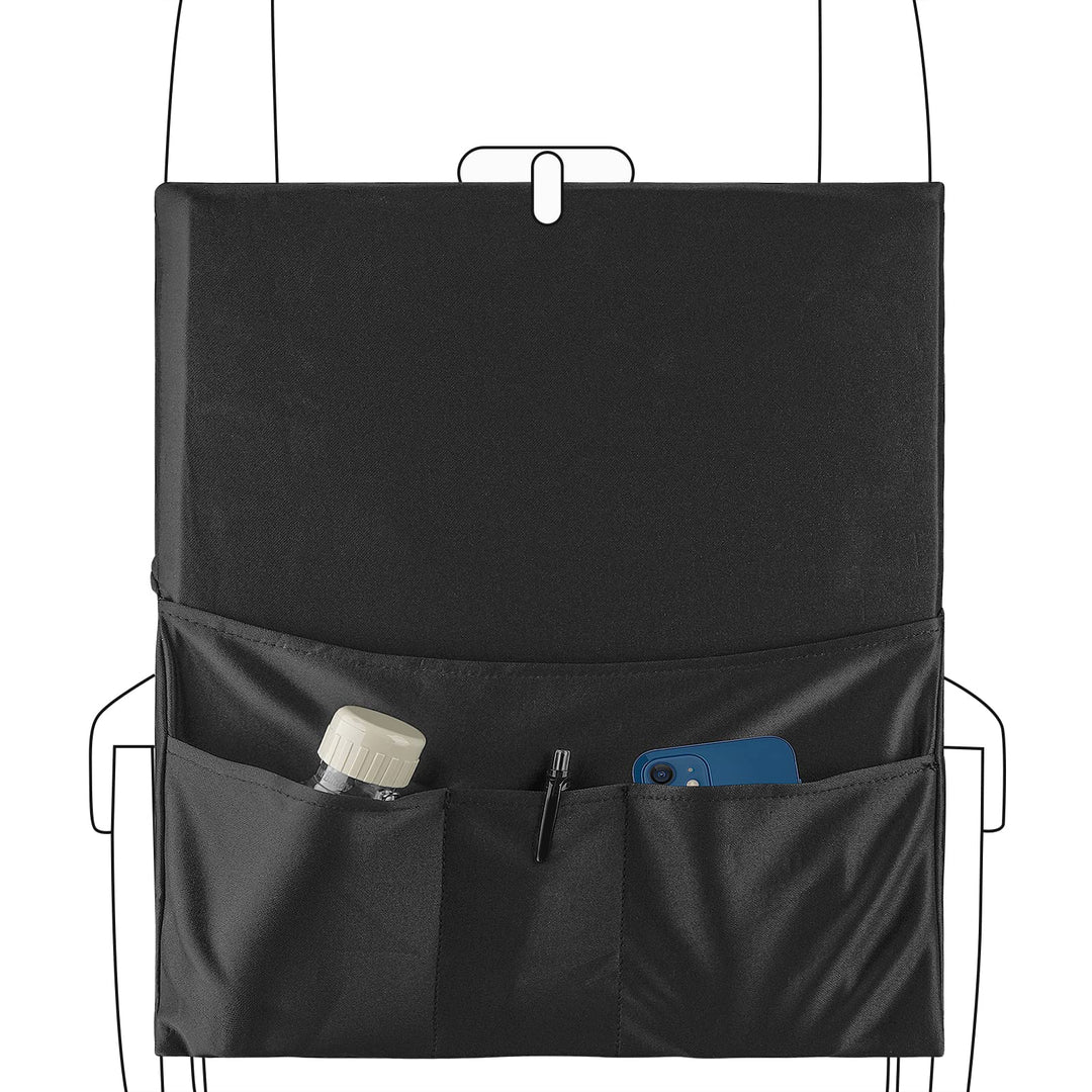 Linkidea Flugzeug-Tablett-Abdeckung mit Taschen und Rückenlehren-Organizer, praktische hygienische R