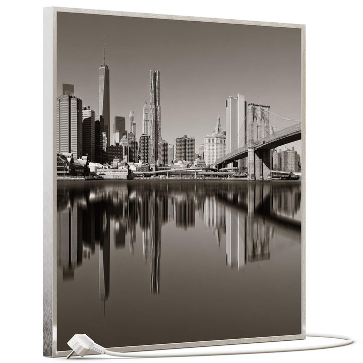 STEINFELD Bild Infrarotheizung mit Thermostat | Made in Germany | viele Motive 350-1200 Watt Rahmen